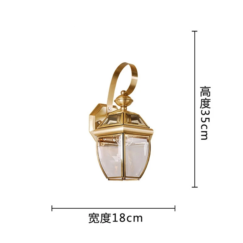 Скандинавский роскошный винтажный Глод стеклянный спальный туалетный Настенные