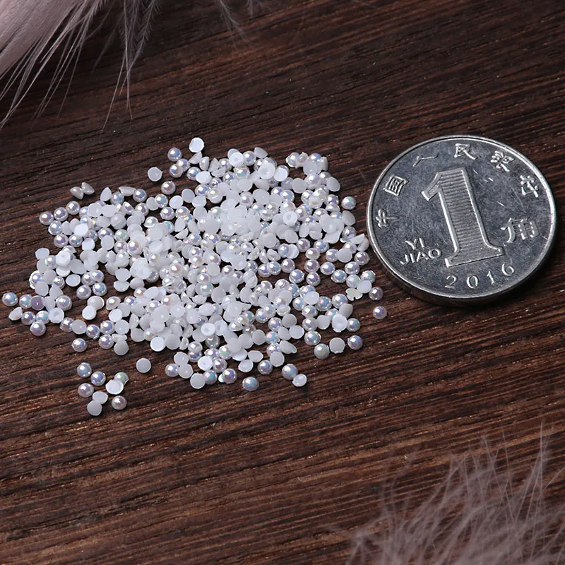 Белый полужемчуг AB смешанный размер от 1 5 мм до 10 сделай сам ремесло АБС полимер