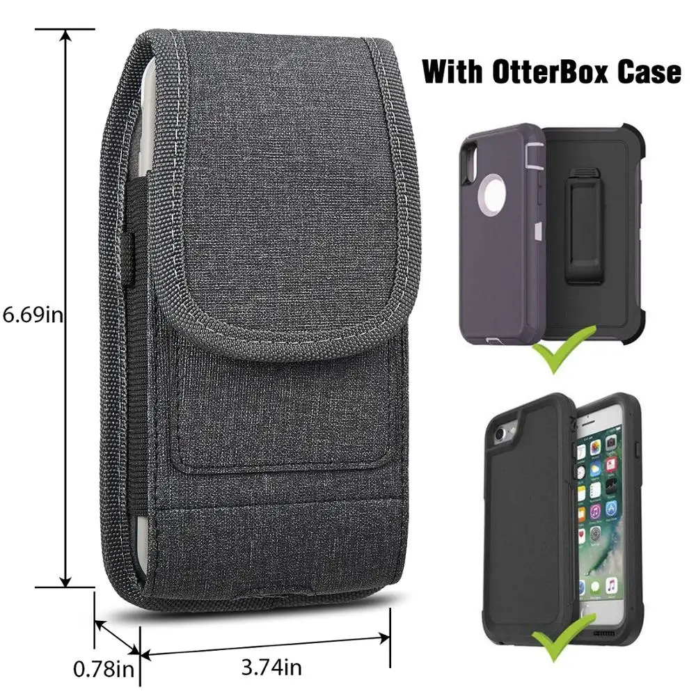 Классический чехол для телефона поясная сумка в уличном стиле кобура с зажимом