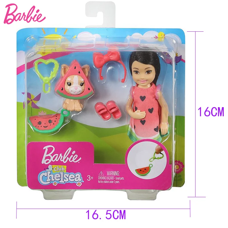

Chelsea Barbie Doll Original Dress-up Baby Toy Doll Toys Girls Barbie Accessories Clothes for Dolls Toys for Girls Birthday Gift