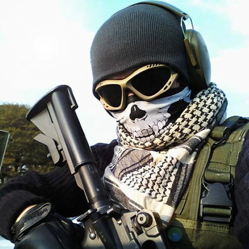 Маска для Хэллоуина с изображением ужаса черная маска ужасы страшные шарфы