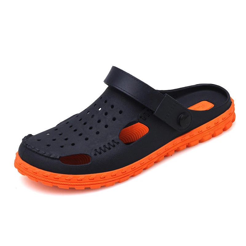 

Mens Sandals Summer Breathable Beach Leather Sandals Men Leisure Slippers Mens Leather Sandal for Men Sandalias Chanclas Hombre