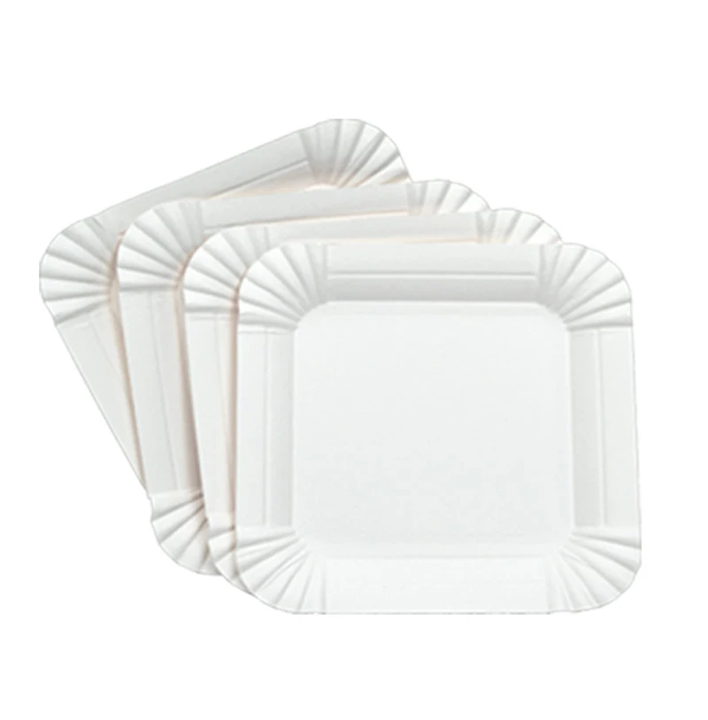 100 шт./лот одноразовая бумажная тарелка перегородка для торта Защита окружающей