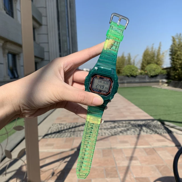 Ремешок мягкий из ТПУ для Casio G-SHOCK DW-5600 DW5610 GW-M5610 GWB5600HR  DW5000, спортивный браслет, чехол | Электроника | АлиЭкспресс