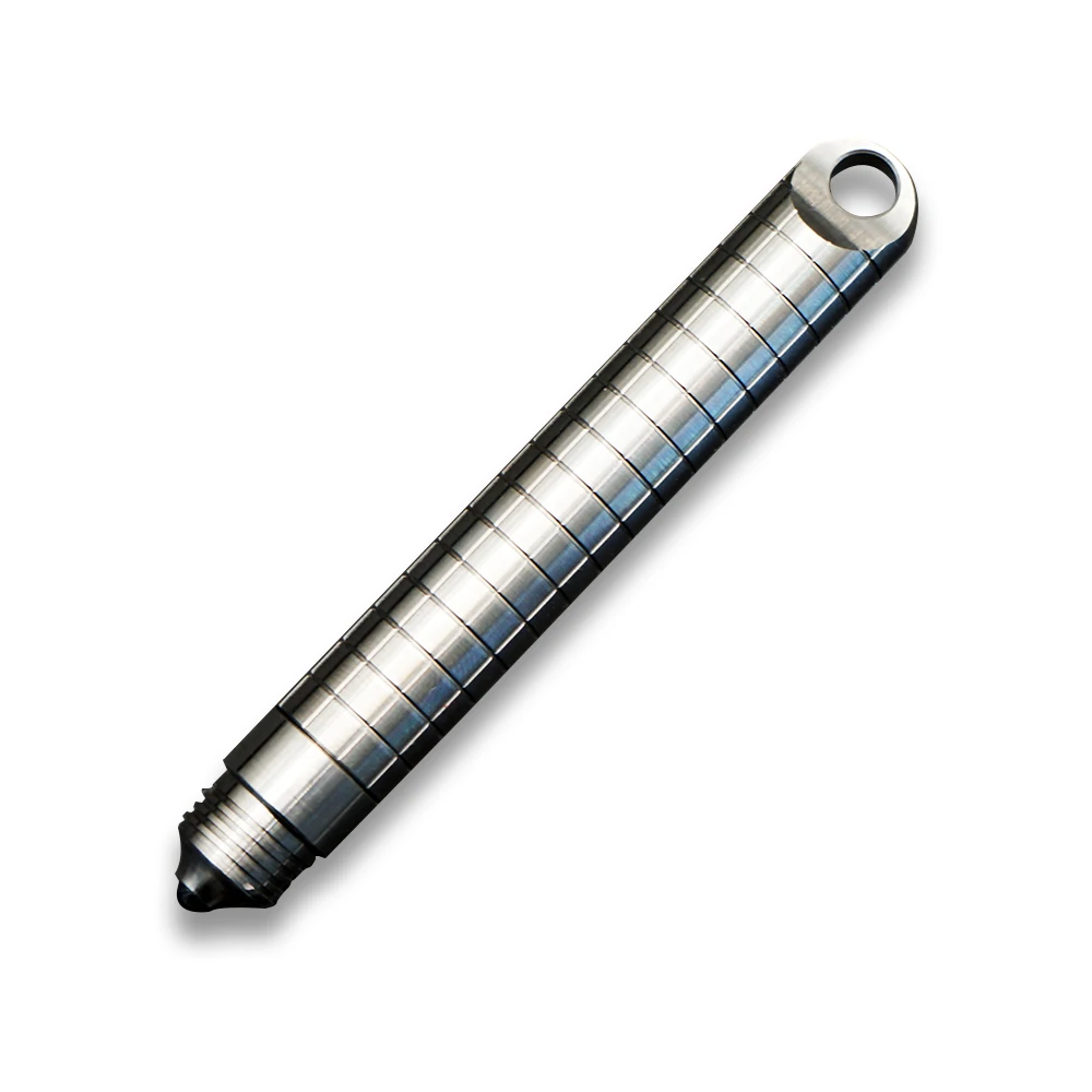 TWOSUN мини титановый сплав замок ручка с кольцом для ключей Самозащита личный Тактический Многофункциональный инструмент наружный инструмент разбитое окно ручка TS-PEN08