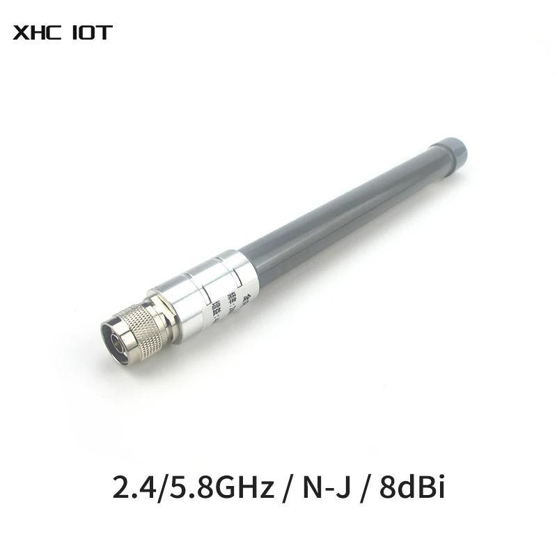 

2.4GHz 5.8GHz Omni Fiberglass Antenna 8dBi N-J Outdoor Waterproof TXWF-BLG-26 Omnidirectional Wifi Antenna Router Modem Aerial