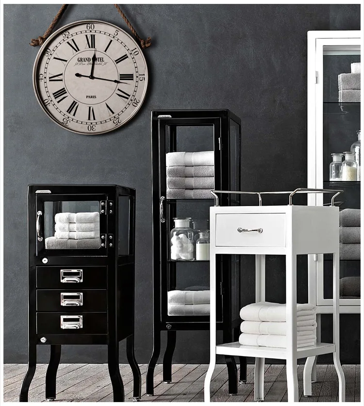 Американские ретро настенные часы металлические подвесные в бар кафе украшения