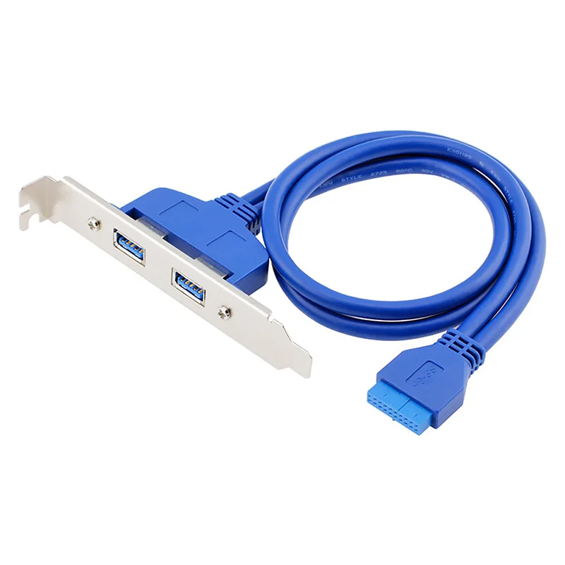 Полноразмерный кронштейн для материнской платы с 20 контактами на 2 порта USB 3 0