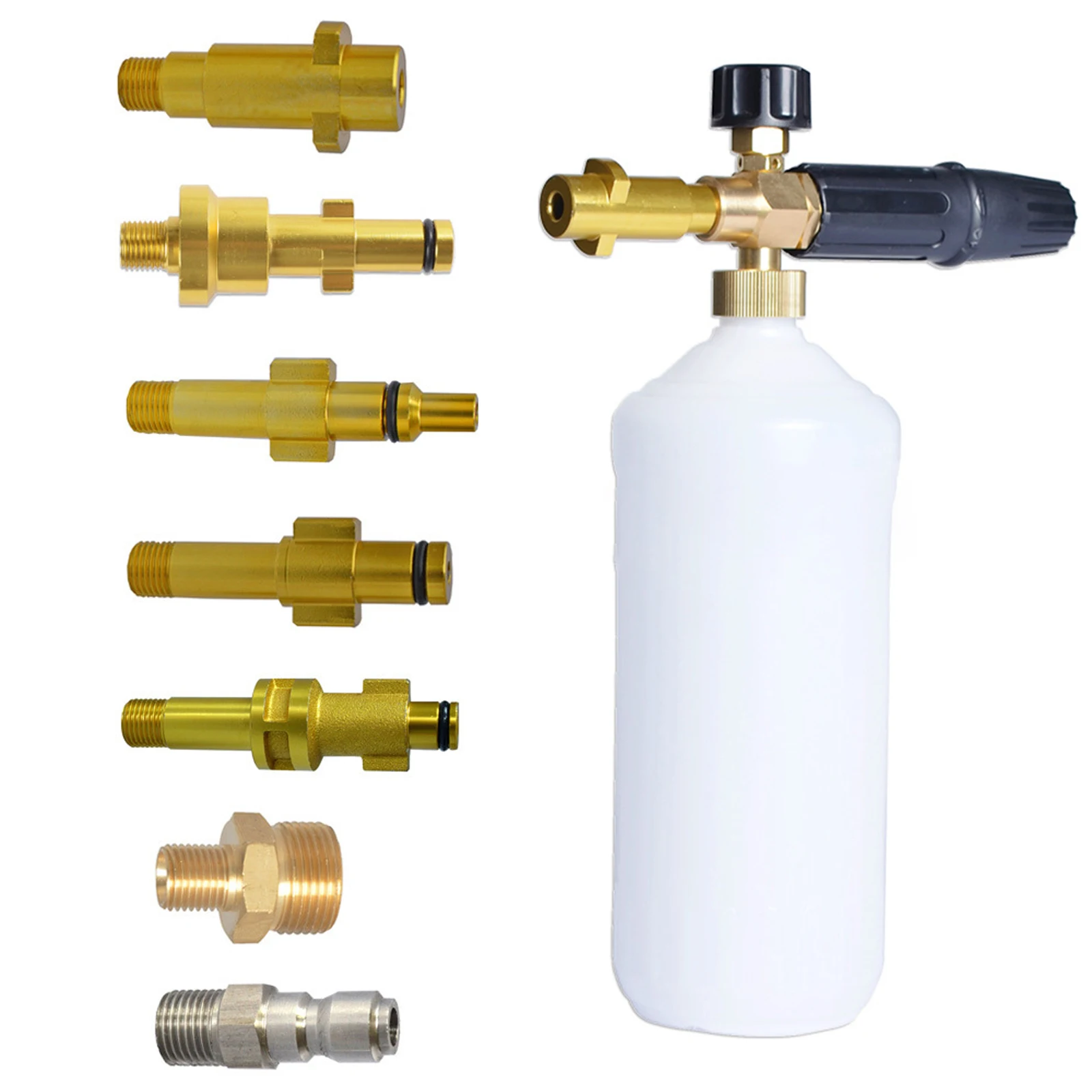 

Washing Machine High Pressure Foam Watering Can Copper Car Washing High Pressure Water Gun Spray Gun Nozzle Car Washing Device