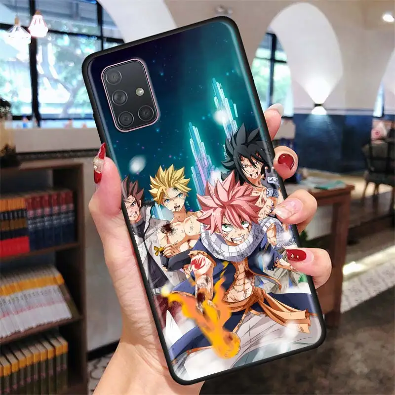 

Anime Fairy Tail Soft TPU Case For Samsung Galaxy A51 A50 A71 A21s A31 A41 A10 A70 A30 A20e A40 A12 A02s Cover Coque Fundas