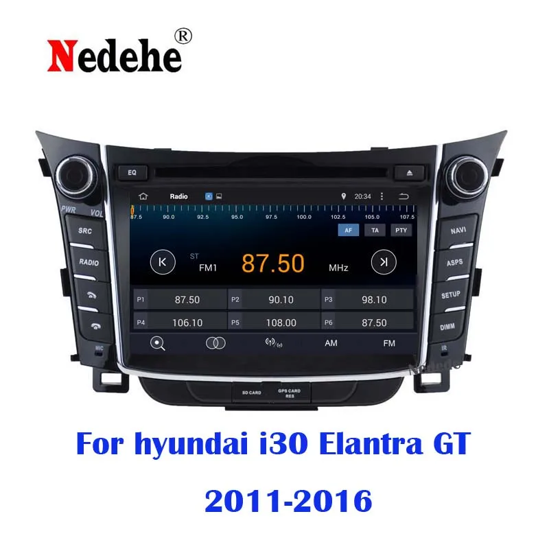 2DIN Android 9 0 автомобильный DVD плеер GPS навигация головное устройство для Hyundai I30 Elantra GT