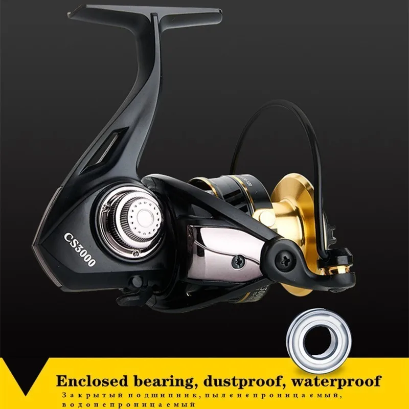 Герметичная водонепроницаемая рыболовная катушка бесшумные рандомные