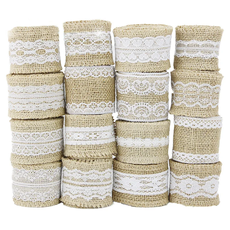 (2 м/лот) 5 см лента из натуральной джутовой мешковины Хлопковый Край сделай сам