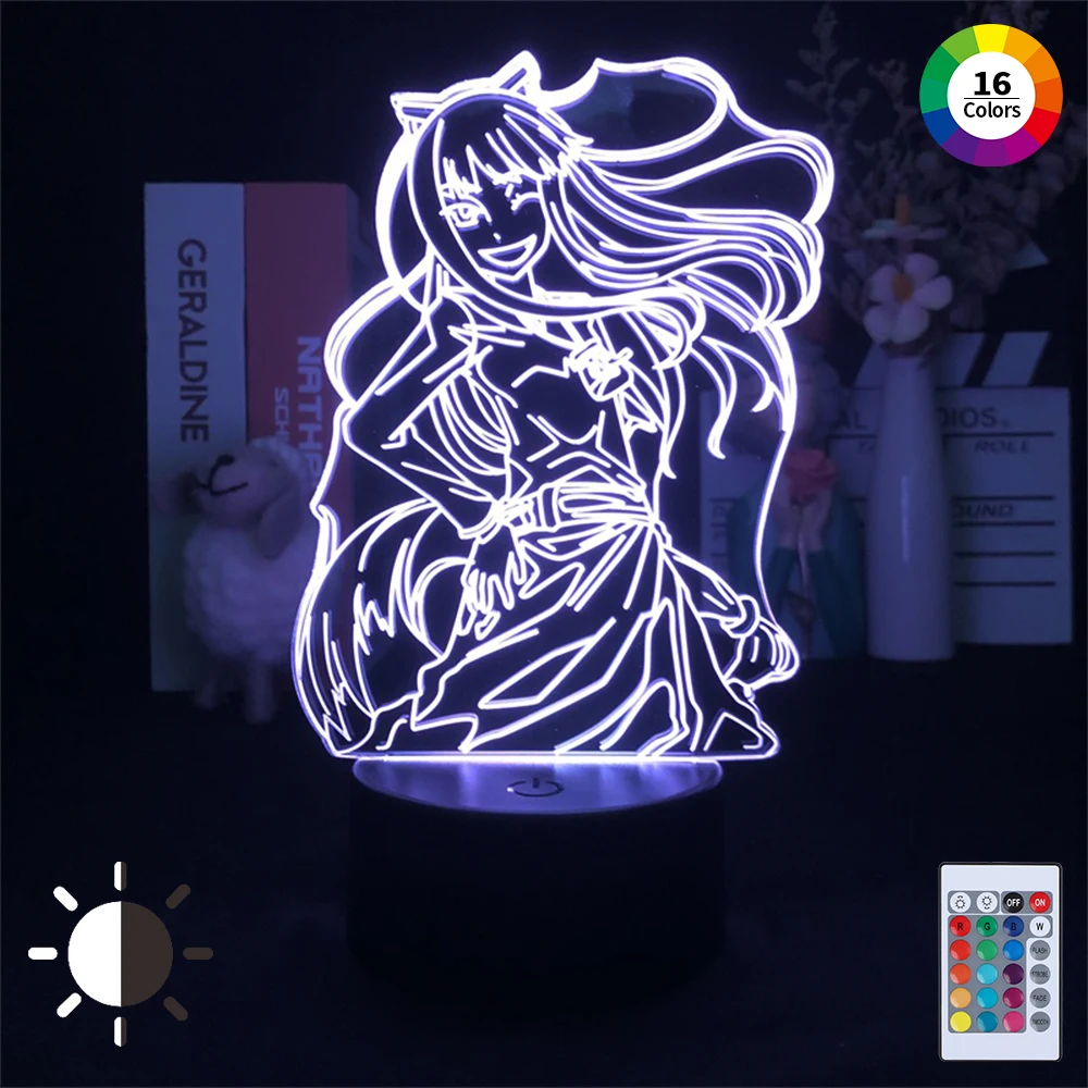 

Acrylic 3d anime lamp anime nightlights lamp figurine lighting for bedroom cartoon comics light home decor lamp Christmas gift