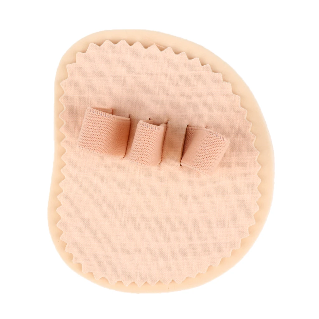 

2Pieces Toe Straightener Corrector Hammer Crooked Foot Protector Three Toe ((Right)