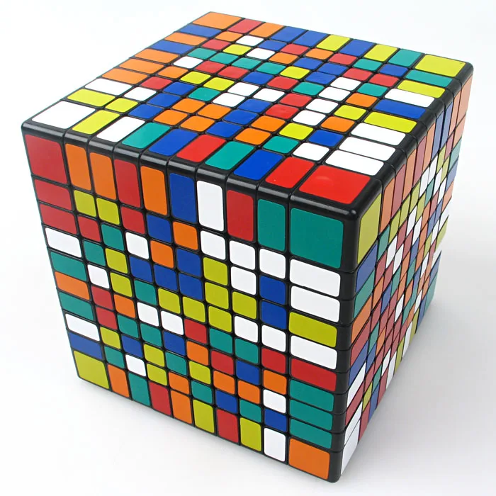 Shengshou 10x10x10 куб 10,2 см волшебный куб, головоломка, 10 слоев 10x10 волшебный куб cubo подарок образовательные игрушки, Прямая поставка