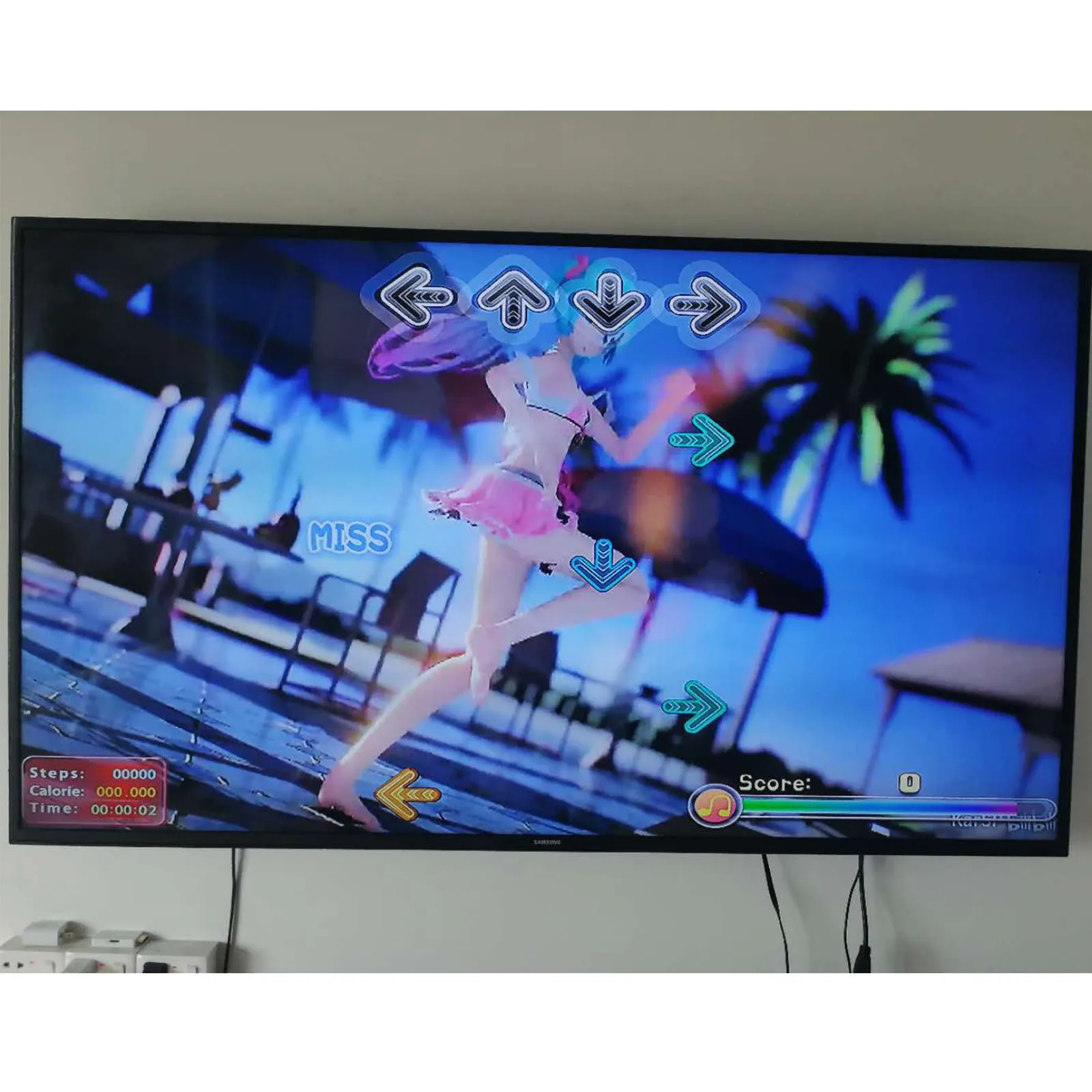 

Single User Dance Mats Non-Slip Somatosensory Yoga Game Massage Multifunctional Indoor Sports Stress Relief A