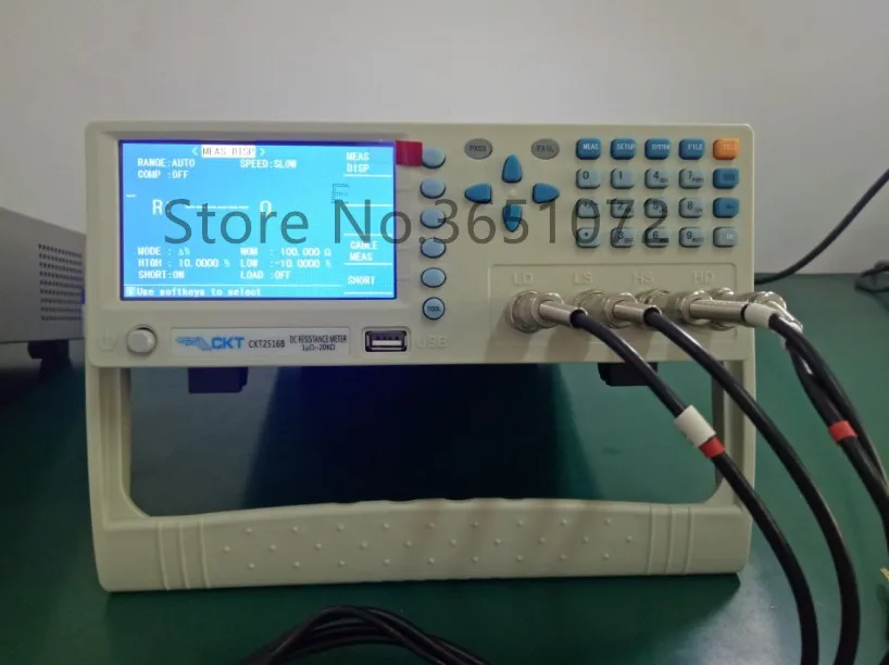 CKT2516B DC Низкий омметр микро ом измеритель сопротивления с измерительным