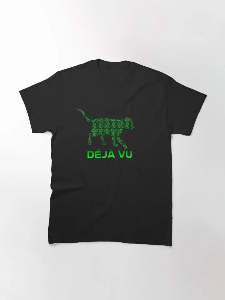 

Классическая футболка с котом Deja Vu