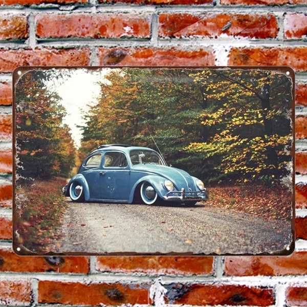 

Sport Car Metal Tin Sign Office Decor Fashion Wall Sticker Wall Decor