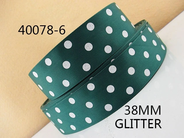 David accessories 1," 38 мм точка печатная Полиэстеровая корсажная лента 5yds, материалы для ручных поделок, Свадебная подарочная упаковка, 5Yc3334 - Цвет: 1040078006