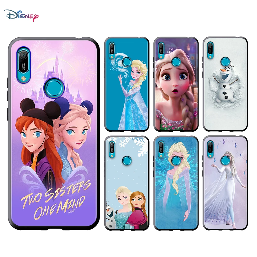 

Frozen Elsa Anna Silicone Soft For Xiaomi Mi 11i 11 10T 10 9T 9 A3 8 Lite CC9 SE Note10 Lite Ultra Pro Black Phone Case