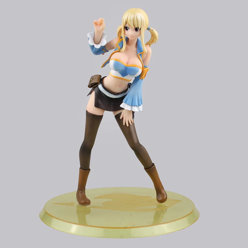 FAIRY TAIL сексуальные аниме серия Люси хартфилия жесткий PVC комода 1/7 изменить уход за кожей лица, движущаяся фигурка, Коллекционная модель, игрушка