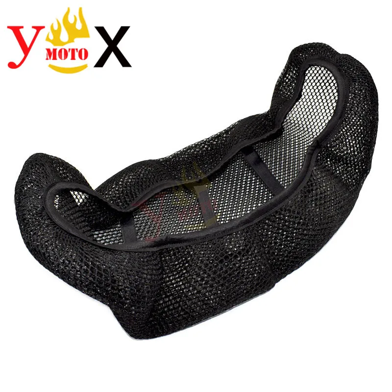 Мотоцикл Противоскользящий 3D сетчатый тканевый чехол для сиденья дышащая