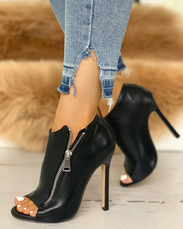 

New Fashion Women Pumps Platform Heels Office Shoes Spring Breathable Square Heel Soild Woman Party Wedding Shoes for Women 2021
