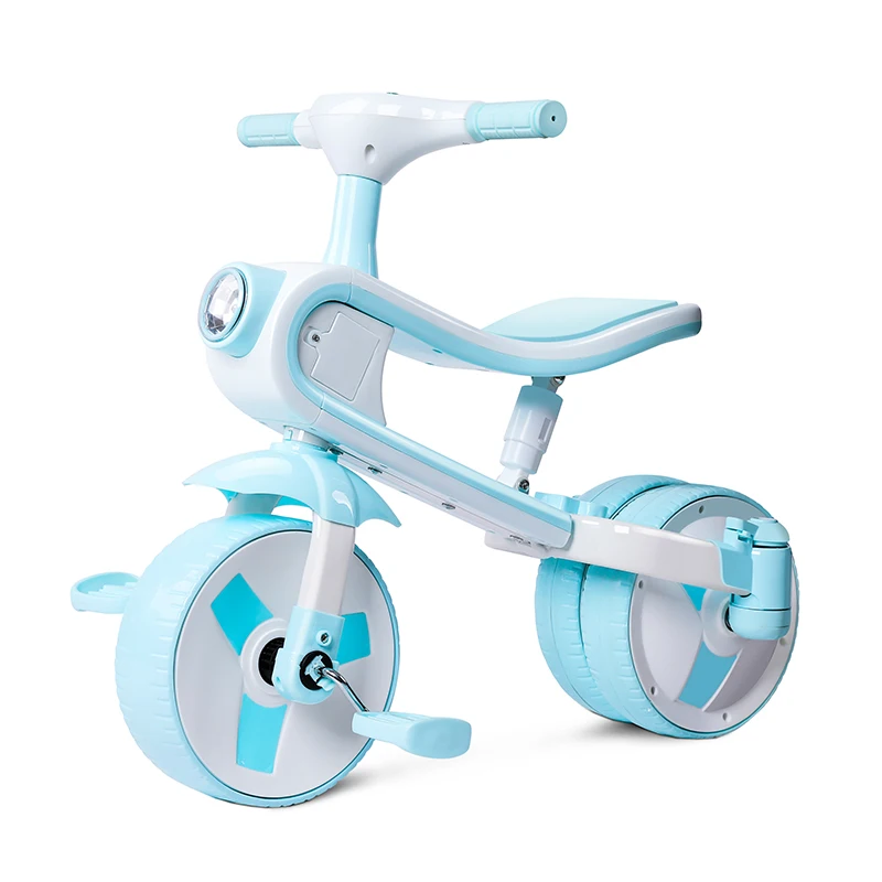 Children's Tricycle  Kids Balance Bike Baby Walker Kids Scooter Ride On Toys Car With Light Music 2-6Y