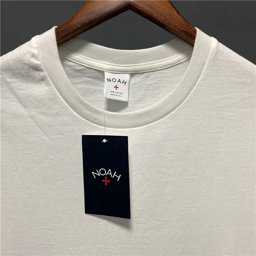 

2020 Noah T-shirts Men Women Casual T-shirt 1:1 version Noah Tee Rainbow embroidery Logo Noah Tops