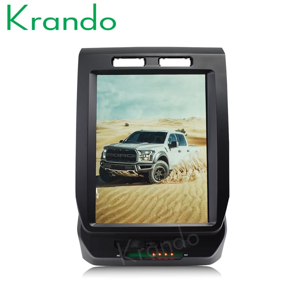 

Krando Android 8.1 12.1" Tesla Vertical touch screen Car DVD GPS for FORD F150 2015-2017 radio navigation multimedia system
