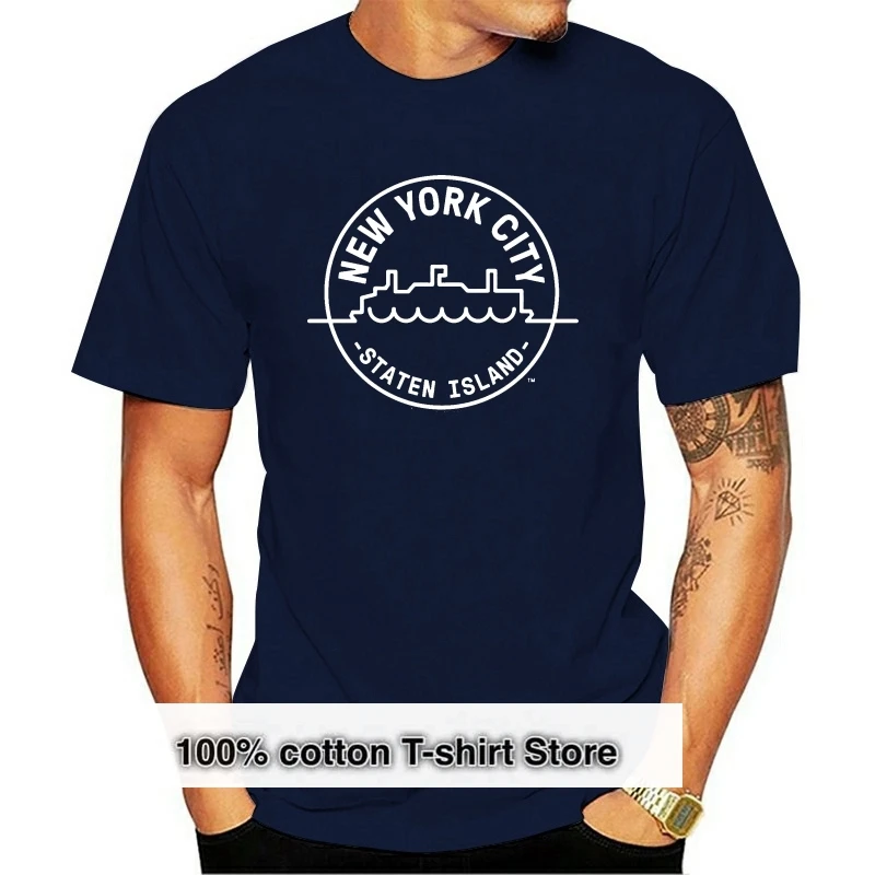 

New York City See Nyc Staten Island Men's Regular Fit T-Shirt