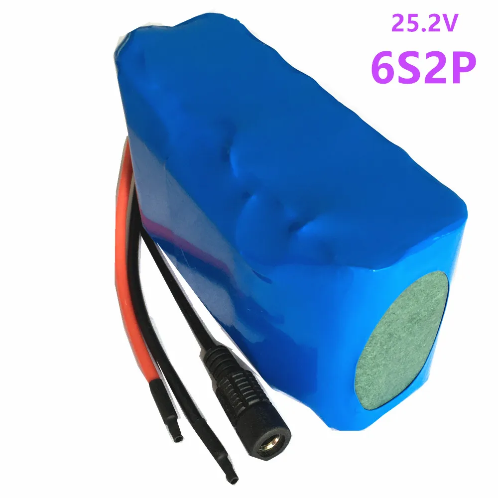 

100% Original 6s2p 25.2v 14.4Ah Battery Lithium Battery 25.2v 14400mah Electric Bicycle+1Charger