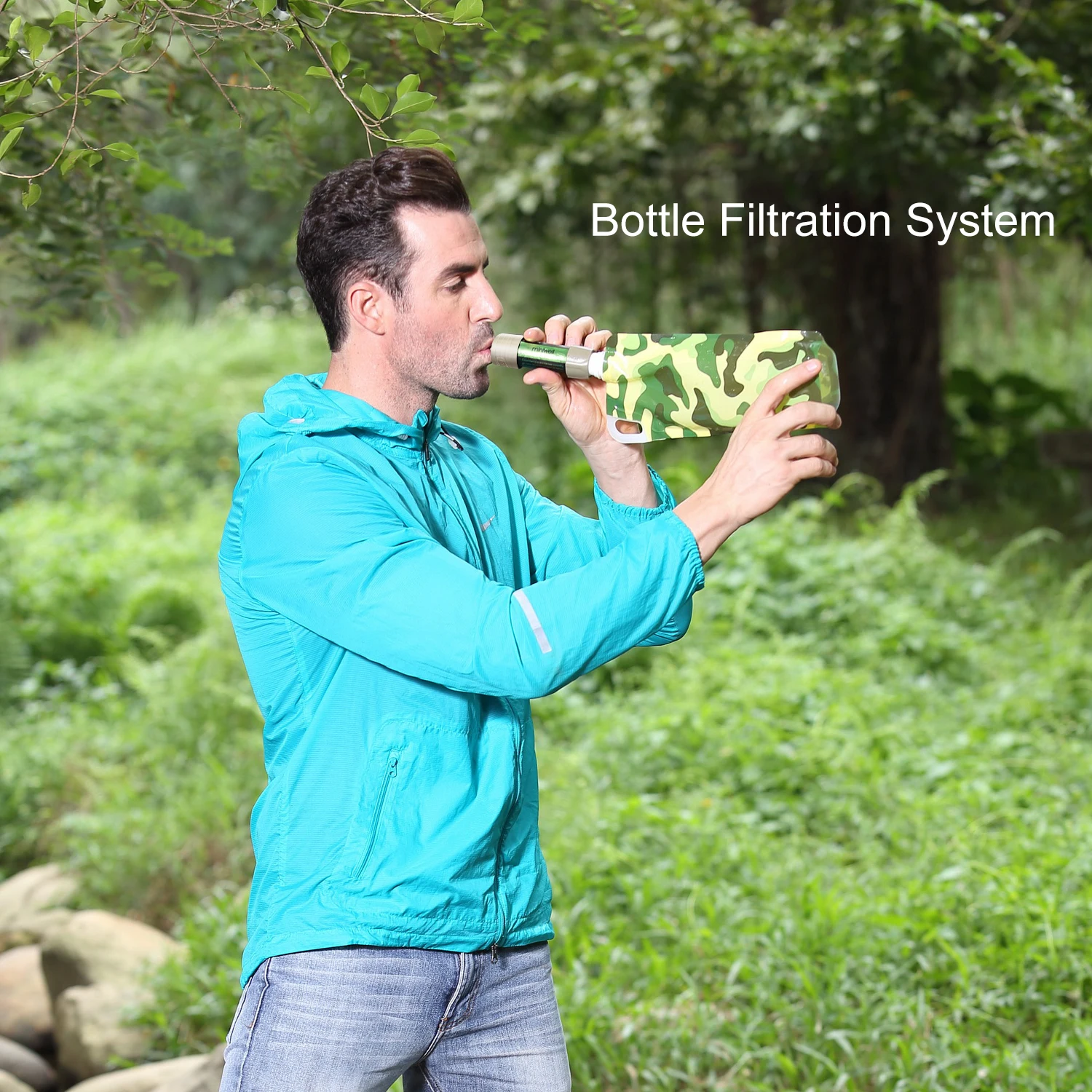 

Portable water purification kit for high-volume, long-lasting and travel equipment