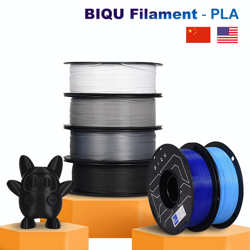 

BIQU PLA Filament 1.75mm 1KG 3D Printing Material 3D Printer Parts For Creality Ender 3 V2 Pro Mega X FDM 3D Pen Accessories