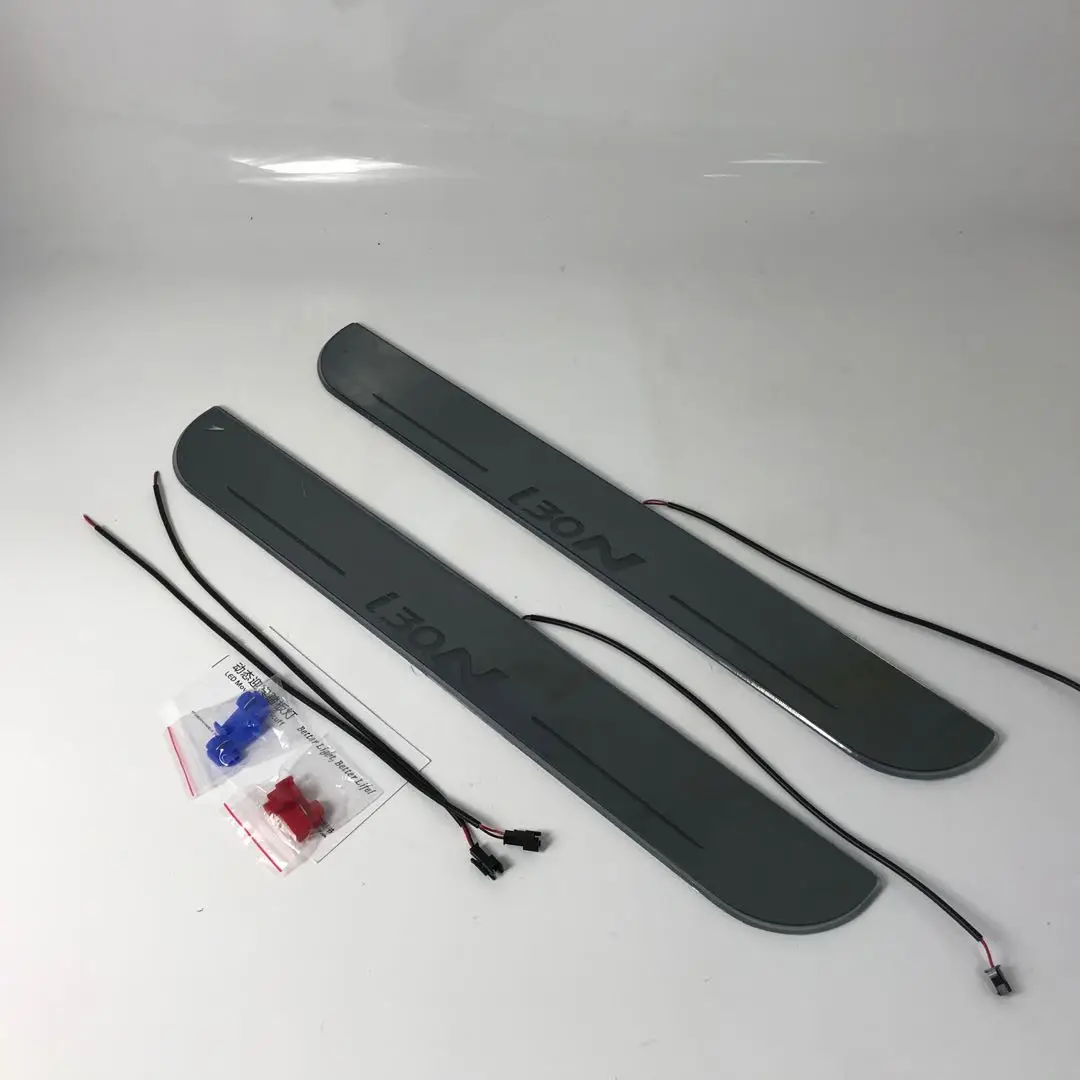

Led moving door scuff for HYUNDAI i30N special use dynamic door sill plate welcome lamp lining overlay Flow/fixed light