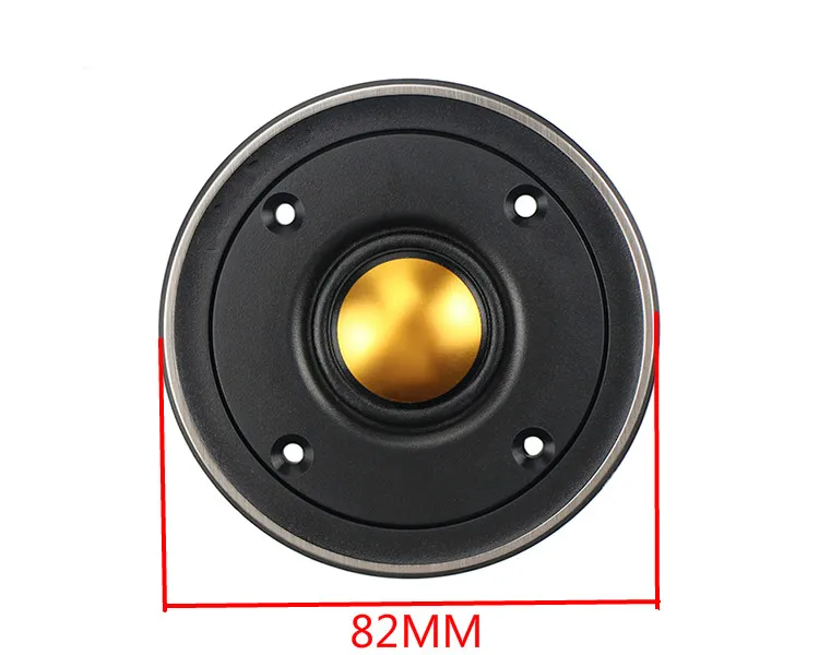 3 inch Tweeter Speaker 6ohm 60W Hifi 82mm Treble Loudspeaker Repair Parts For 2 Way Audio Diy BX2 Replacement Gold Film On Sale