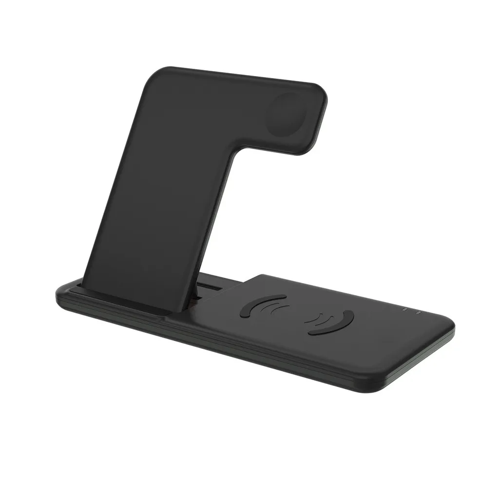 15 Вт Беспроводная зарядка Быстрая док-станция Подставка для Airpods 1/2/Pro iwatch