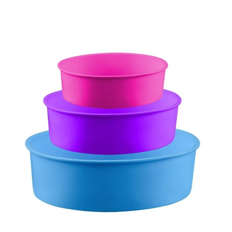 Силиконовая форма для выпечки круглая силиконовая тортов 4 6 8 дюймов инструменты