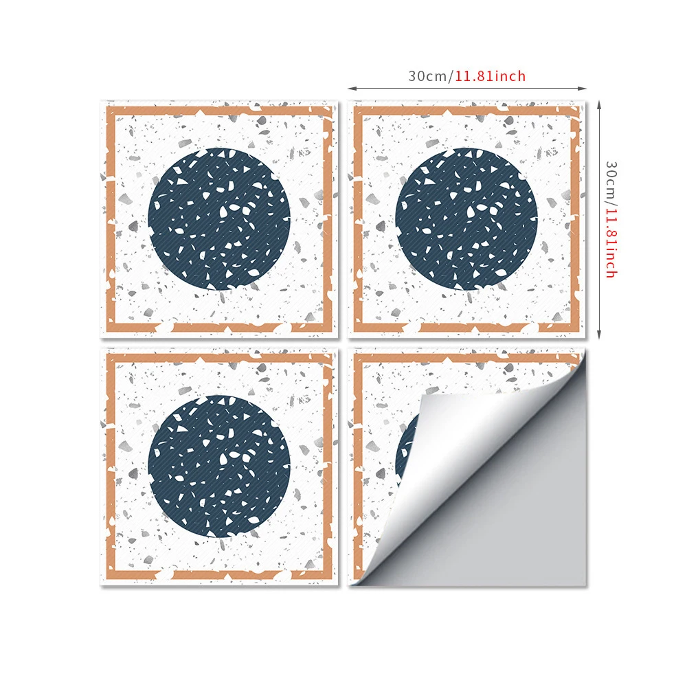 

Waterproof Floor Stickers Self Adhesive Marble Wallpapers Room Decor DIY Wall Sticker Bedroom Bathroom