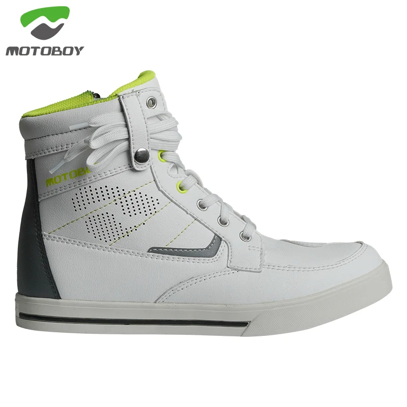 Новые мотоциклетные гоночные ботинки MOTOBOY Мужская мотоциклетная обувь из