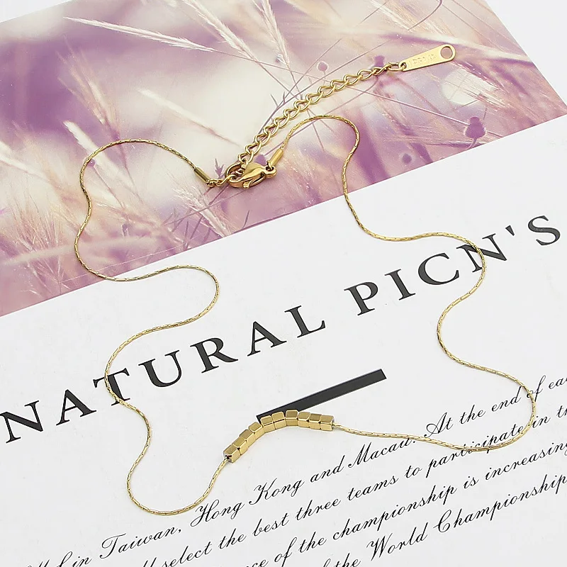 Модное Новое высококачественное женское Змея Кость ожерелье шнур четыре