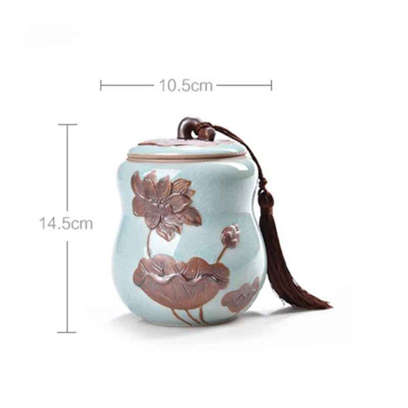 Чайная банка керамический герметичный резервуар для хранения чайная