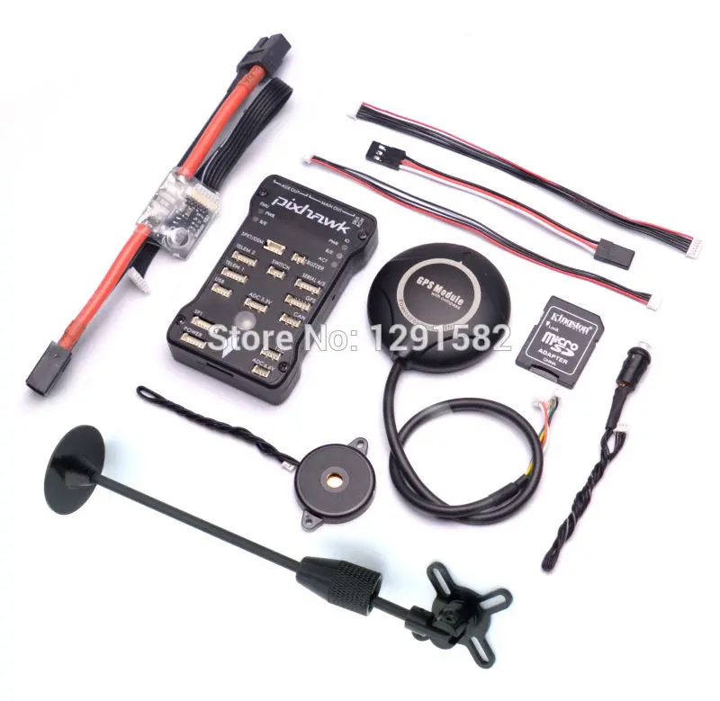 Pixhawk PX4 Autopilot PIX 2.4.8 32 бит Контроллер полета с переключателем безопасности и