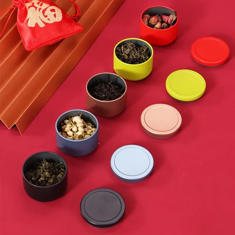Чайная банка для путешествий портативная упаковка цветочного чая герметичные
