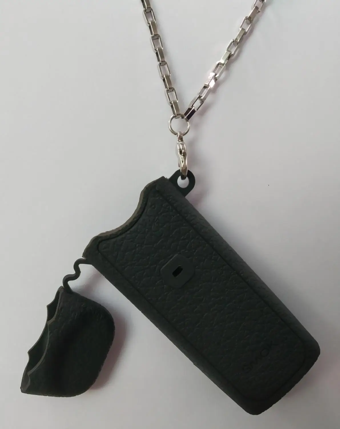 Black and Lanyard 1 шт. Vapesoon Nord силиконовый чехол, защитный чехол для SMOK Nord Pod system Vape комплект, силиконовый чехол Nord футляр для вейпа с металлическим шнурком - Цвет: Black and Lanyard