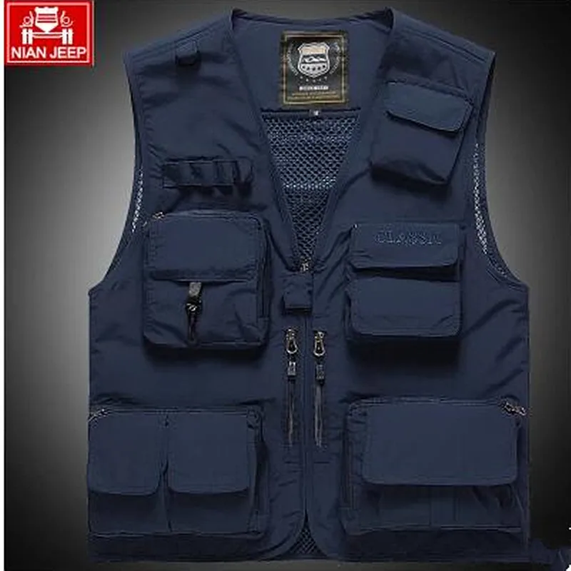 Жилет мужской Тактический с несколькими карманами брендовая безрукавка для