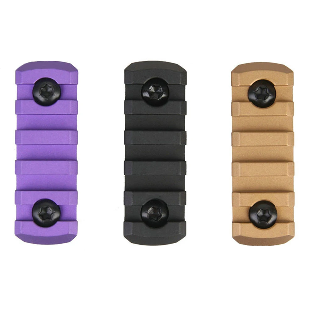 Тактический Picatinny Стиль 5 слотов модульная рельсовая панель с ЧПУ обработанная