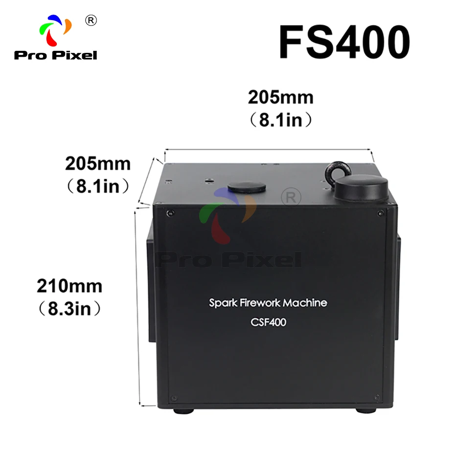 2 шт. с Flightcase и 10 Сумки косметическая пудра 400 Вт осень Spark фейерверк машина для свадебного торжества Dmx дистанционное управление